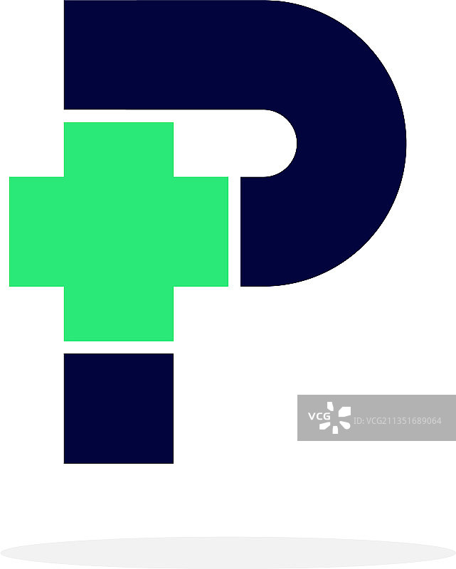 医疗十字logo设计图片素材