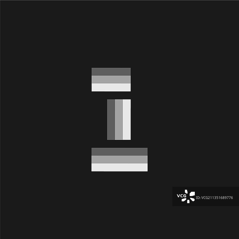 数字logo灰色发光1图片素材