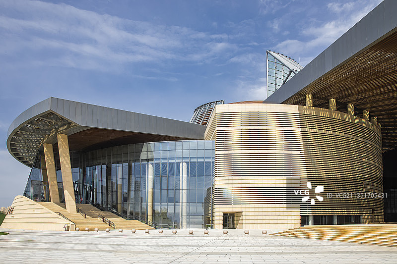 河北省保定市城市建筑风光图片素材