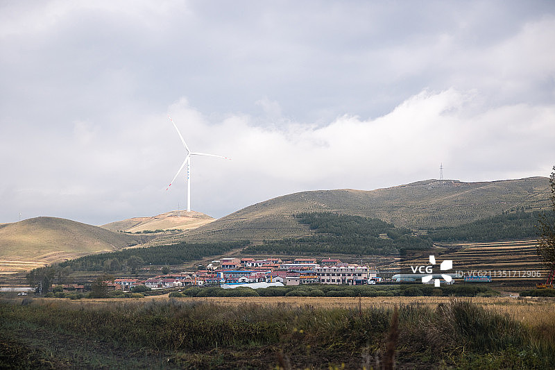 张北草原风光图片素材