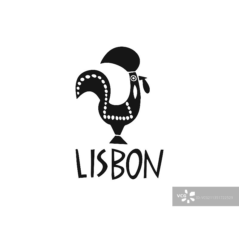 葡萄牙旅行手绘符号图片素材