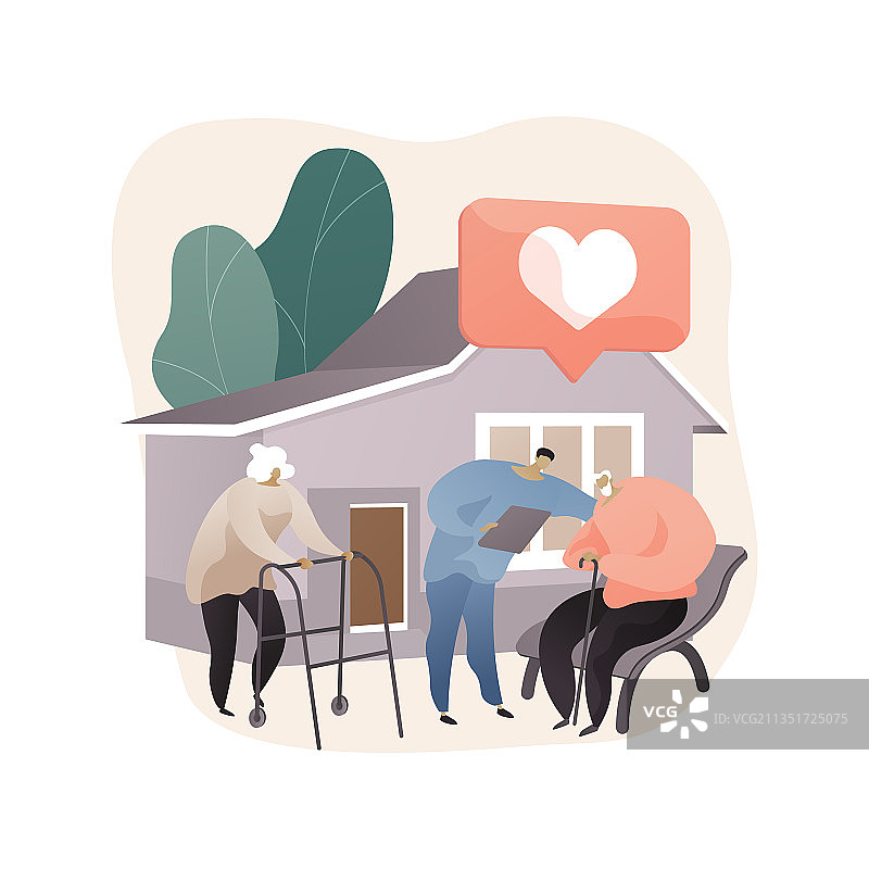 社交设施抽象概念图片素材