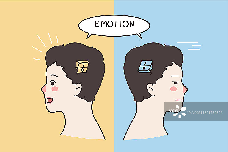 情商与情绪概念图片素材