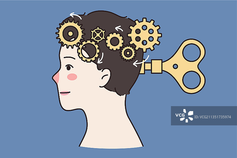 智力操纵与心理健康图片素材