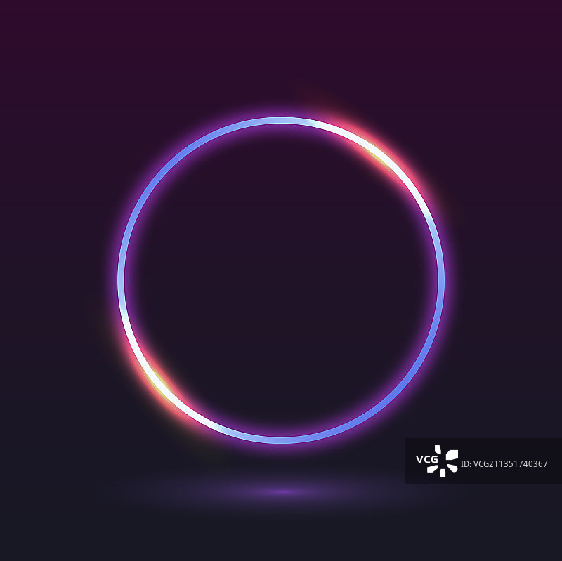 霓虹灯边框图片素材