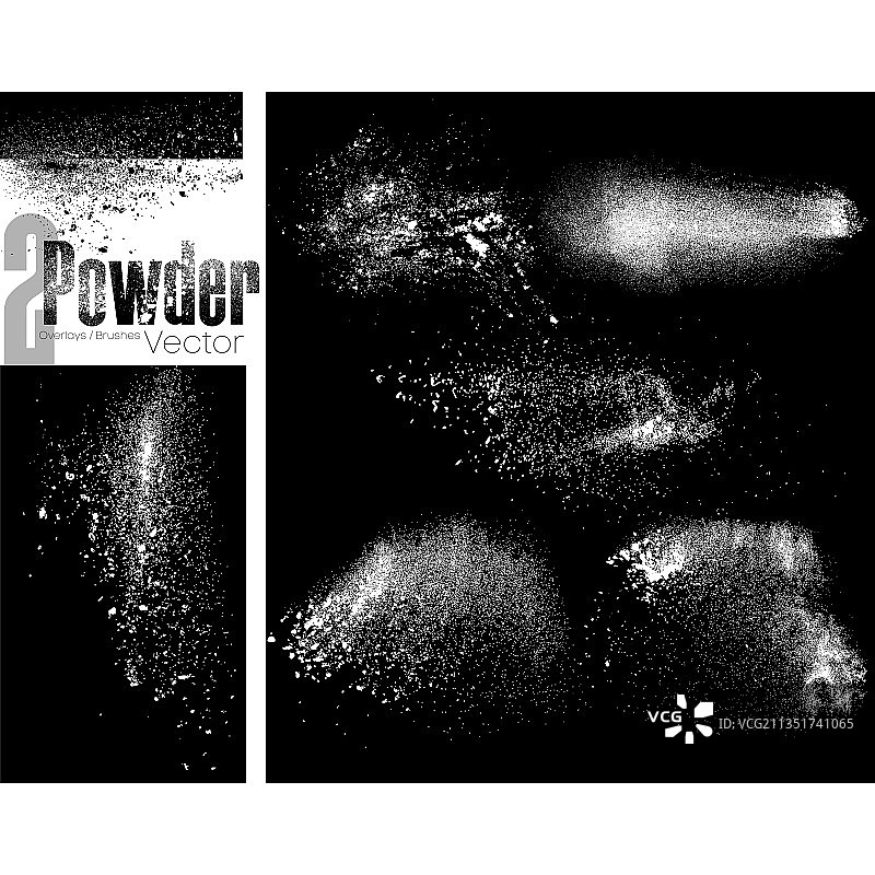 粉末叠加笔刷2号图片素材