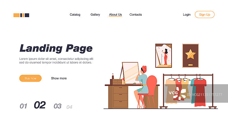 名人在化妆间准备演出图片素材