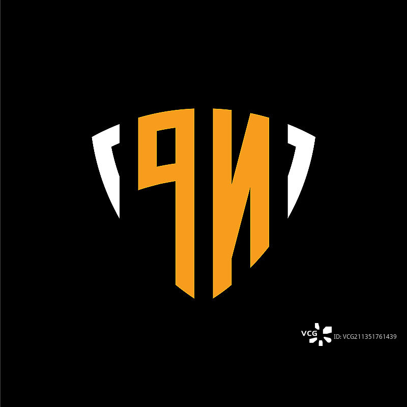 PN字母组合标志设计模板图片素材