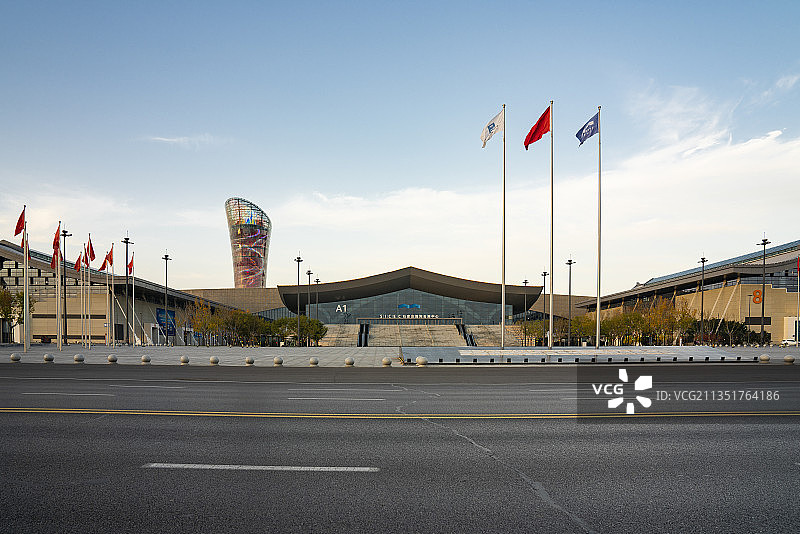 河北省石家庄市正定新区石家庄国际会展中心图片素材