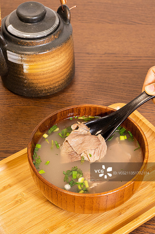 安徽省淮南市特色小吃淮南牛肉汤图片素材