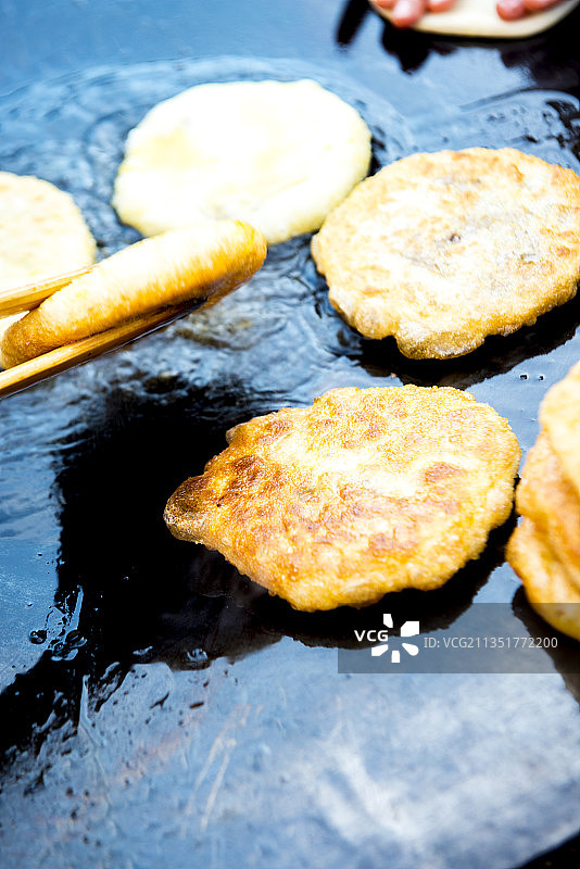 葱油饼图片素材