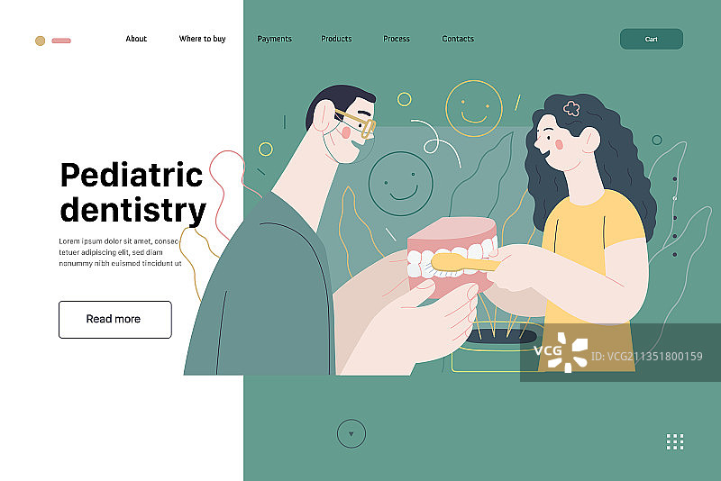 儿童牙科医疗保险网络图片素材