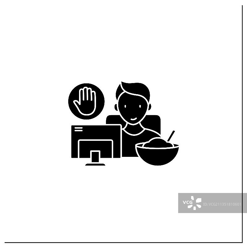 正念饮食标志符号图标图片素材