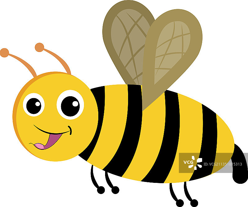 蜜蜂绘画图片素材
