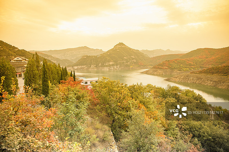 河南省济源市黄河三峡风景区图片素材