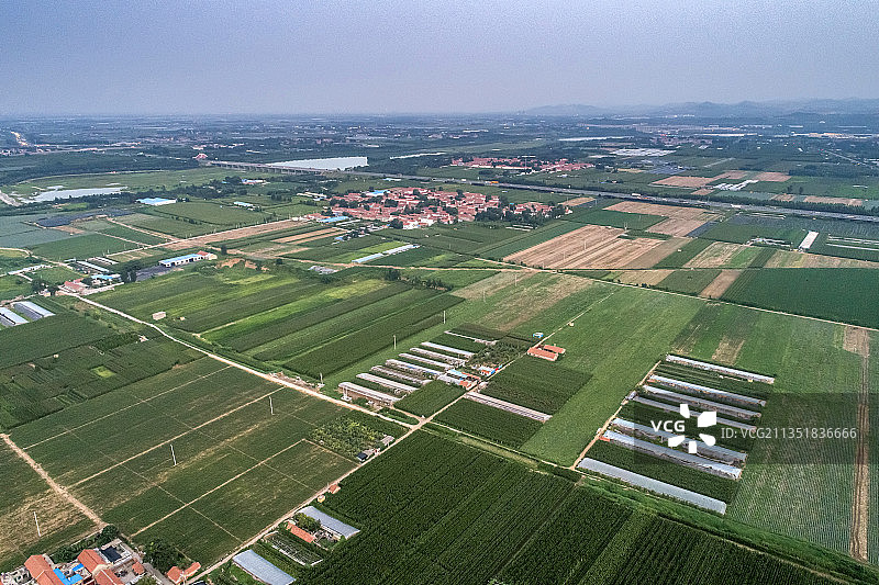 淄博临淄田园风光图片素材