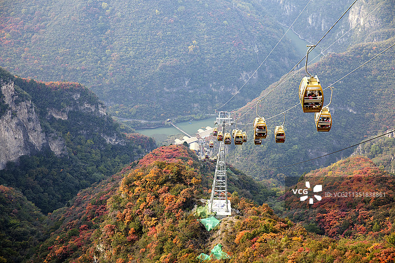 河南省焦作市博爱县靳家岭游览区秋色图片素材