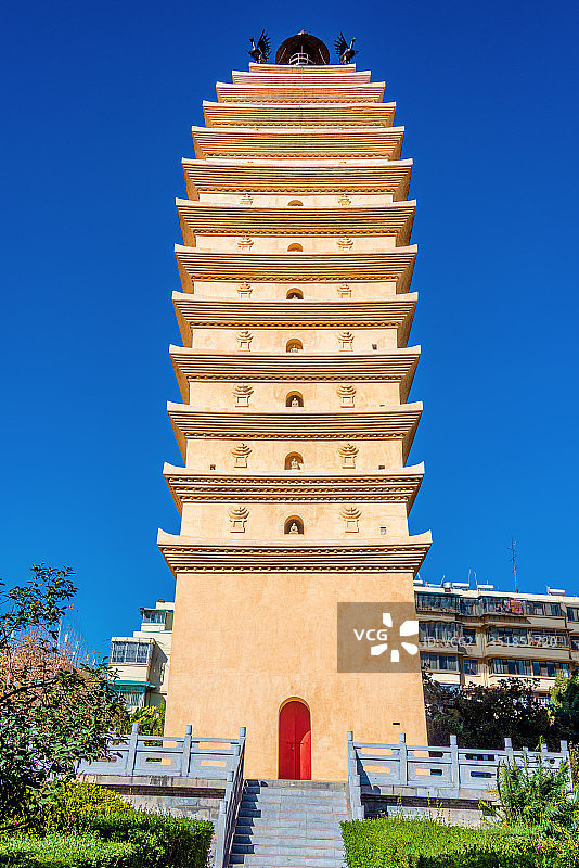 中国云南昆明东寺塔图片素材