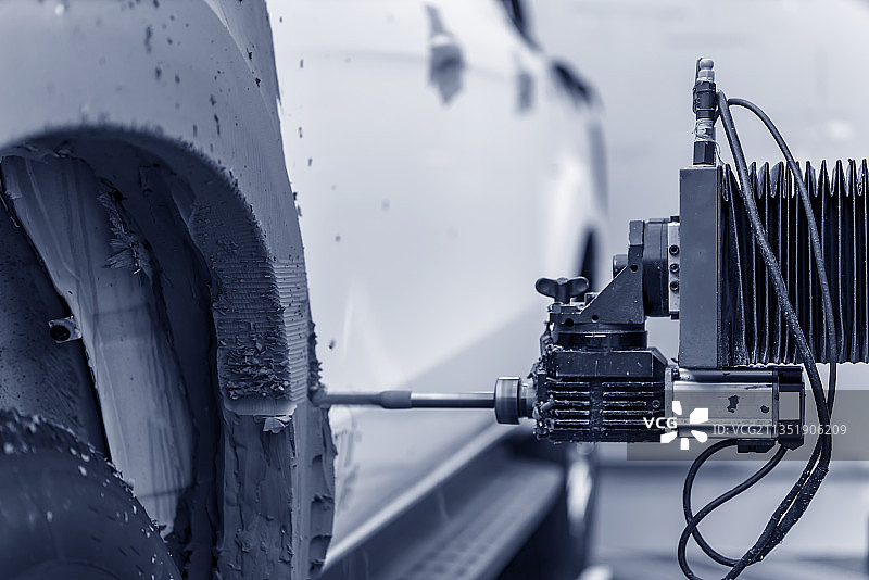 样车泥模制作图片素材