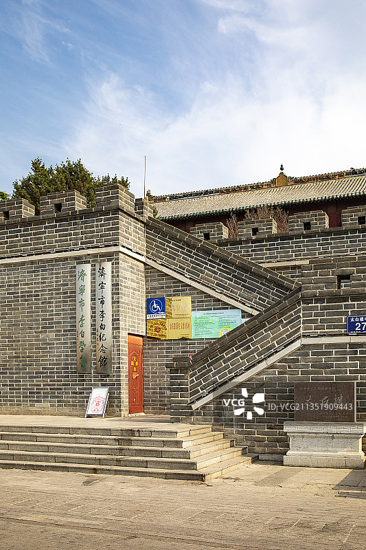 山东省济宁市太白楼图片素材