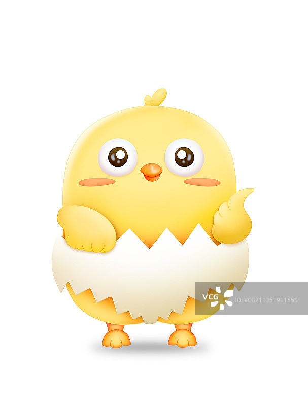 蛋壳小鸡图片素材