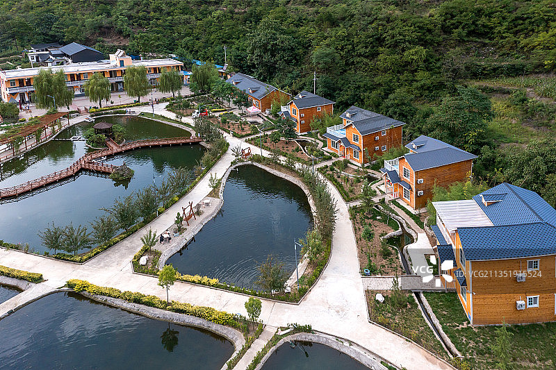 近几年北方地区兴起的乡村民宿图片素材