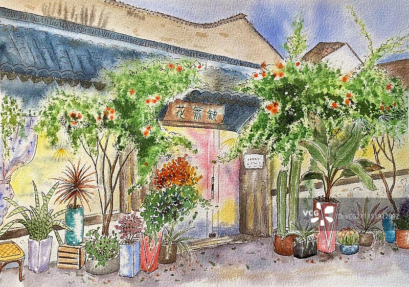 逛吃在苏州图片素材