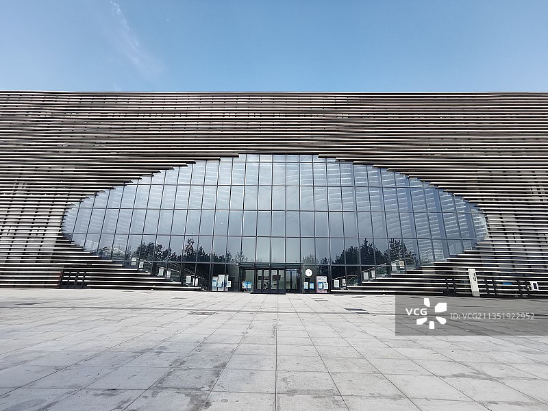 天津滨海图书馆图片素材