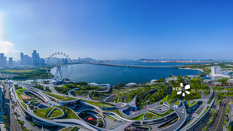 深圳前海，摩天轮，欢乐港湾图片素材