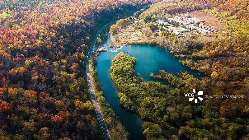 关于长白山南坡的秋季图片素材