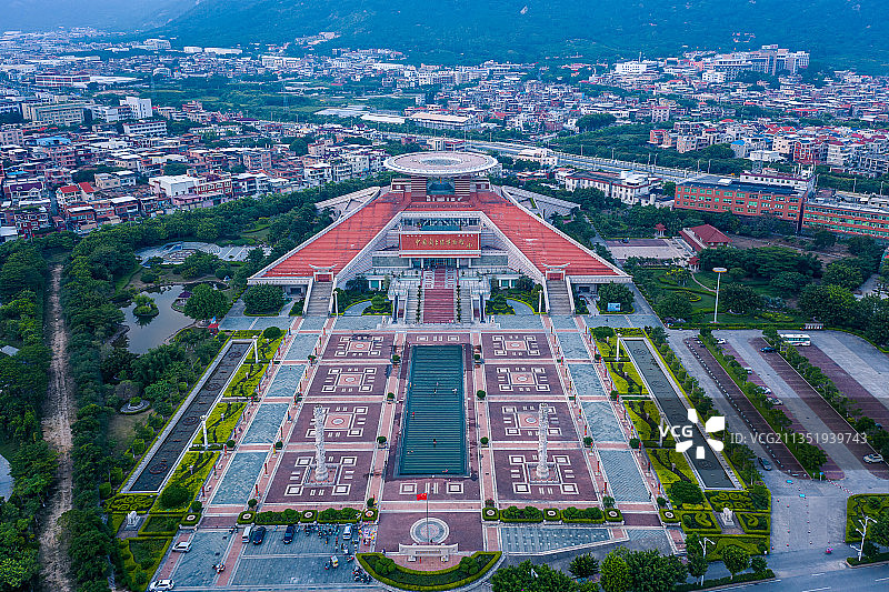 俯拍中国闽台缘博物馆图片素材