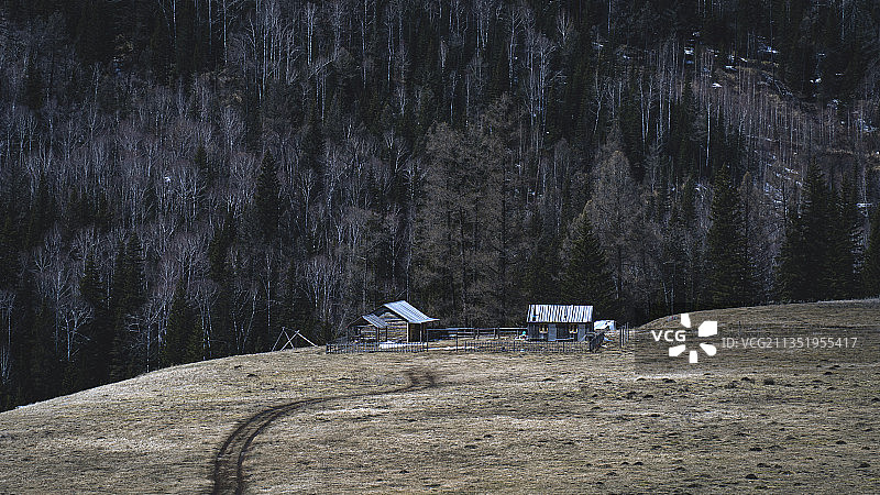 四月喀纳斯图片素材