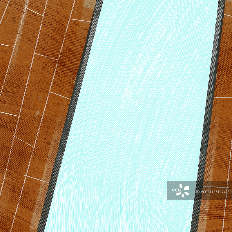 游泳池插画背景图片素材