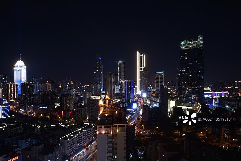 城市夜景图片素材