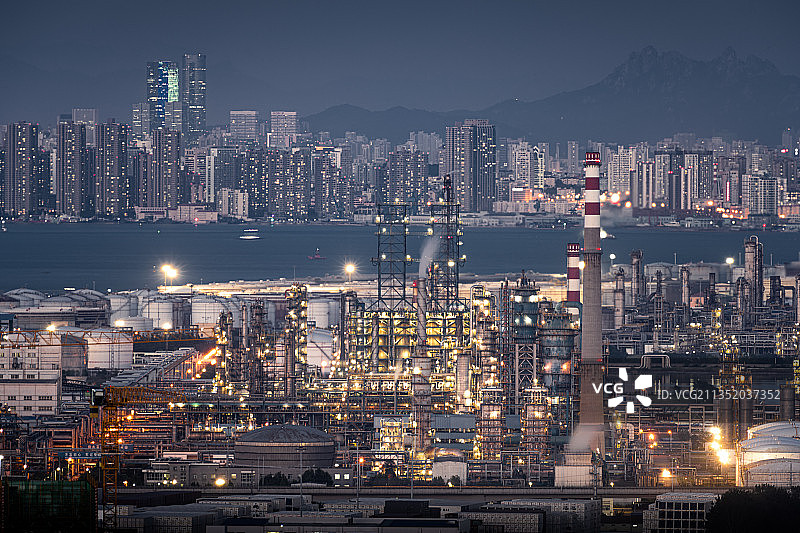 繁华胶州湾图片素材