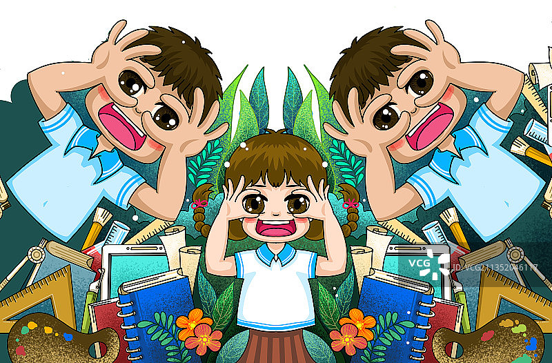 眼保健操大眼睛看世界爱护保护爱眼日科技科学护眼图片素材