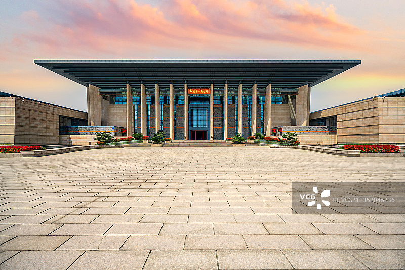 中国浙江省嘉兴南湖革命纪念馆图片素材