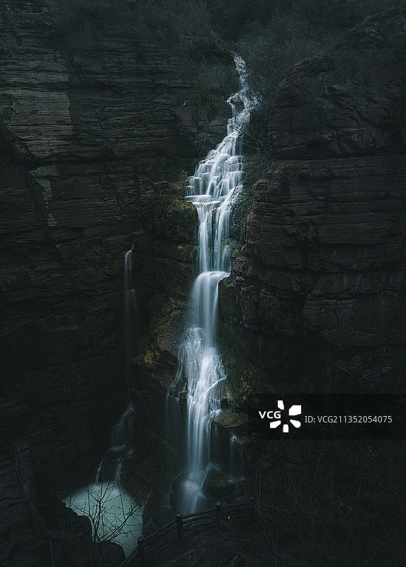 云台山·红石峡瀑布图片素材