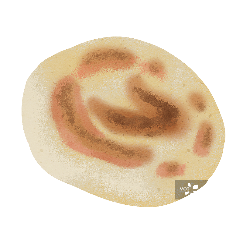 一个馕插画元素图片素材