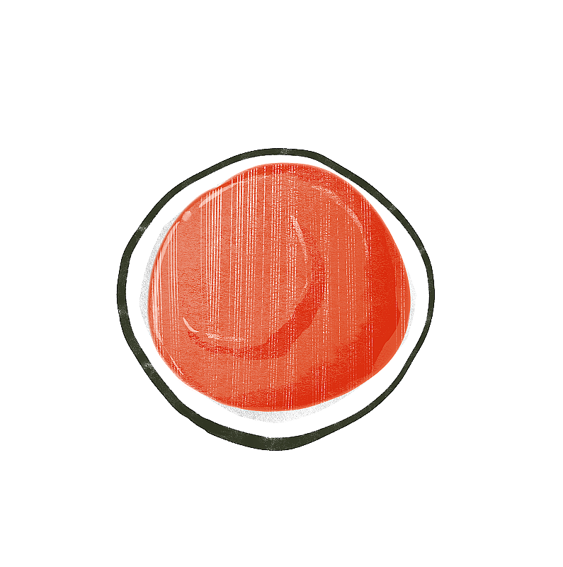 番茄酱调料酱插画元素图片素材