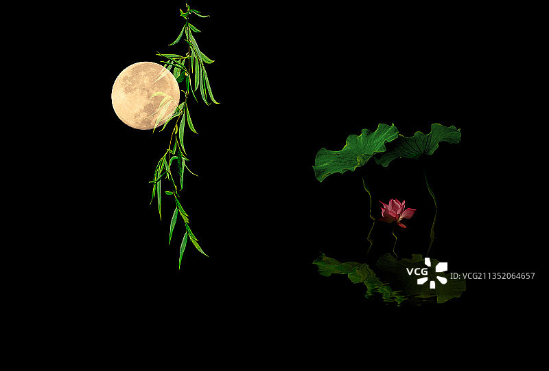 花好月圆图片素材