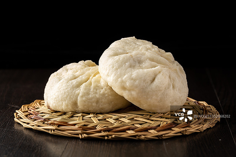 酸菜馅包子图片素材