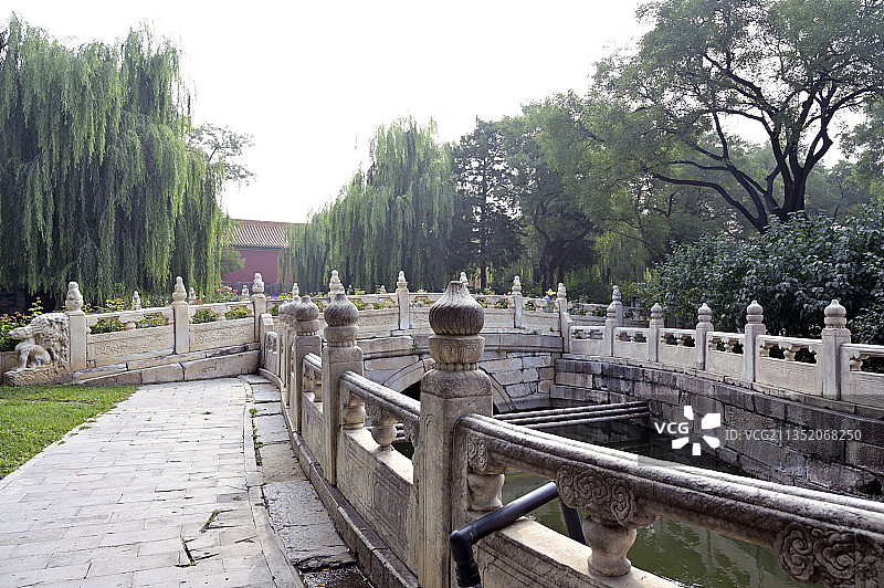 北京故宫（紫禁城）断虹桥图片素材