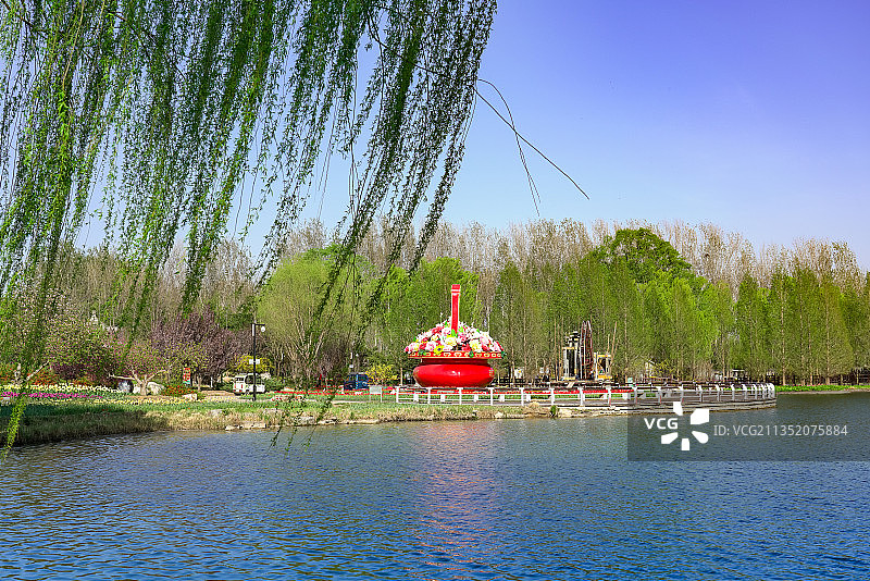 中国北京顺义国际鲜花港图片素材