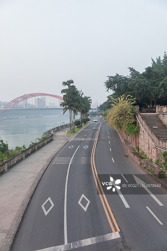 沿江公路图片素材