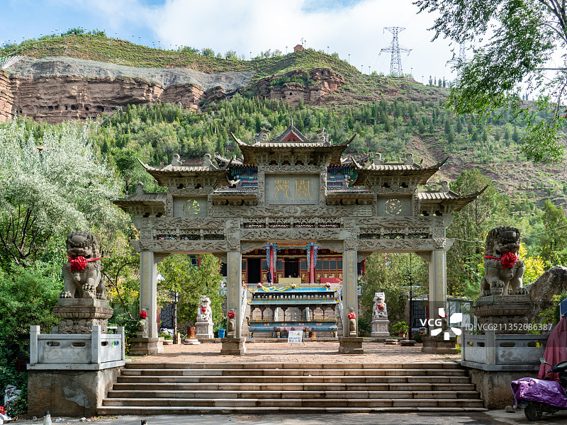 中国青海西宁市土观楼风景区图片素材