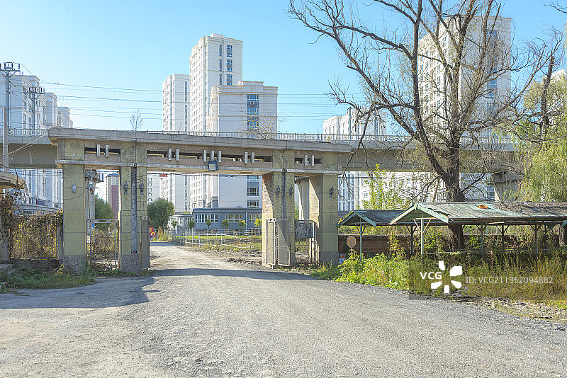 吉林市旧建筑八十年代建筑图片素材