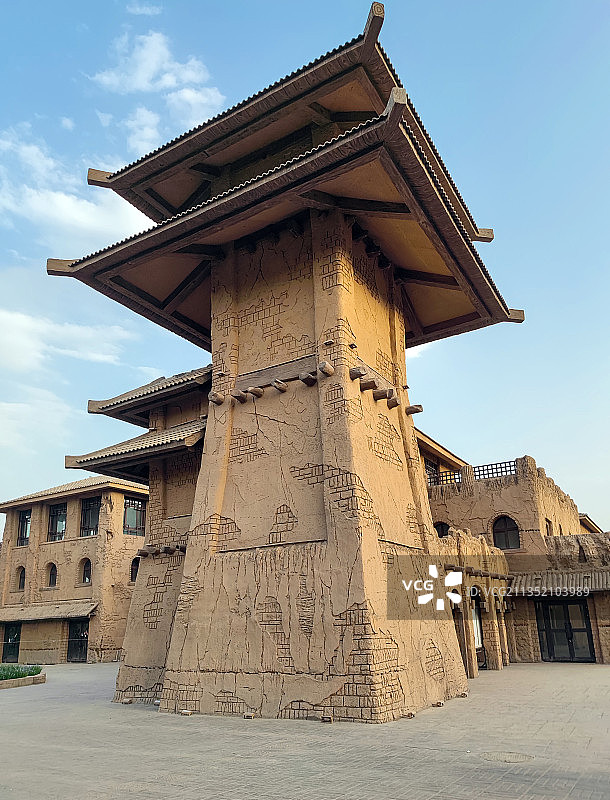 吐鲁番仿古建筑图片素材