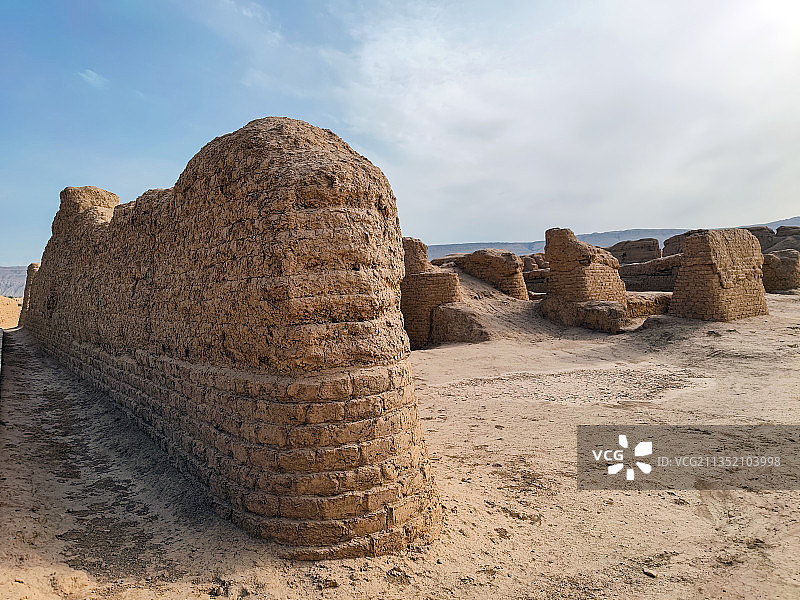 吐鲁番高昌故城图片素材