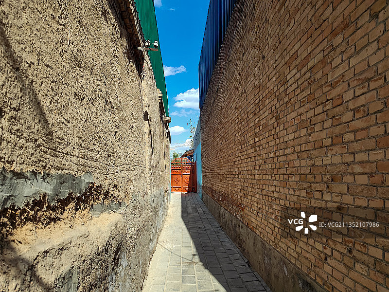 新疆伊宁喀赞其特色民居图片素材